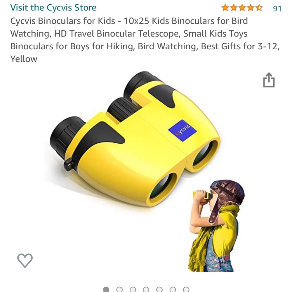 Binoculars for Kids - 10x25 Kids Binoculars